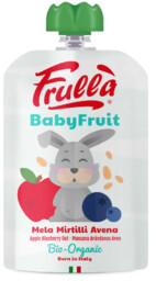 Frulla Mus jabłko borówka owies bez dodatku cukru