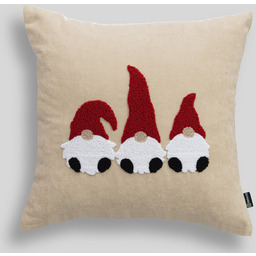 Poszewka na poduszkę Jolly Gnomes Red 43x43 cm,