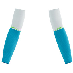 COMPRESSPORT Rękawki kompresyjne ARMFORCE norse blue/neon green