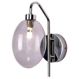 Lumes Nowoczesny kinkiet ze szklanym kloszem T1-M53