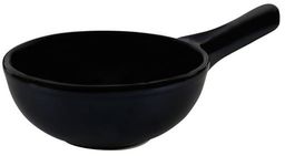 Porland Półmisek z rączką czarny 140 mm, 700ml