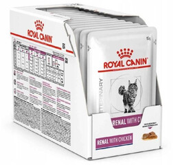 Royal Canin Veterinary Kot Renal with Beef 12x85