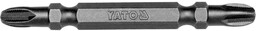 Yato Końcówki wkrętakowe, dwustronne 1/4''x65 mm, ph3-ph3, 50