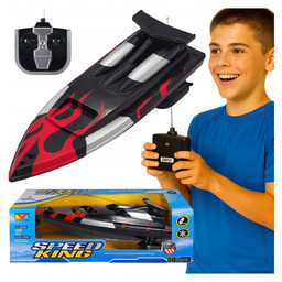 MOTORÓWKA pływająca 4 KANAŁOWA sterowana PILOT łódź pływa