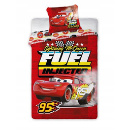 Pościel 140x200 Auta Cars Zygzak Mcqueen Samochody