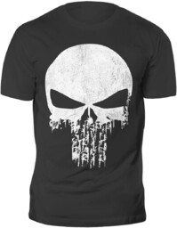 Punisher Guns Koszulka Na Siłownię Trening Marvel