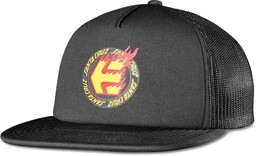 czapka męska ETNIES (SANTA CRUZ) FLAME TRUCKER Black