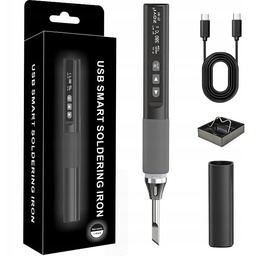 Zestaw precyzyjna lutownica cyfrowa przenośna 96W Pid Pd