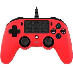 Nacon Compact Controller do PS4 Przewodowy Czerwony Gamepad