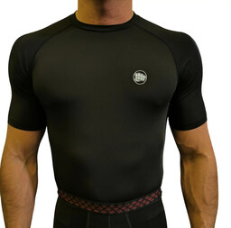 WarHouse Rashguard Krótki Rękaw Small Logo Black