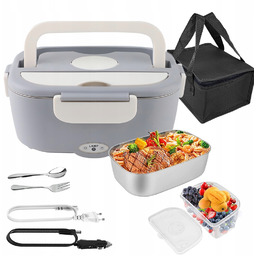 Elektryczny Lunch Box Termos Obiadowy pojemnik samochodowy