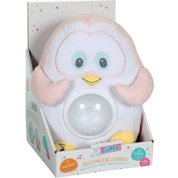 Różowy muzyczny pingwin nocny