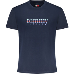 TOMMY HILFIGER MĘSKA KOSZULKA Z KRÓTKIM RĘKAWEM NIEBIESKA