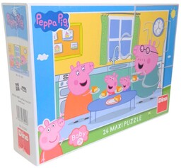 Świnka Peppa Puzzle Maxi 24 El. Rodzinny Obiad