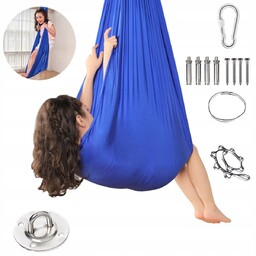 Huśtawka Dla Dzieci Hamak Chusta Sensoryczna Szarfa Akrobatyczna