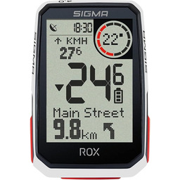 SIGMA Rox 4.0 (biały) HR Set Komputer rowerowy