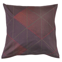 Darymex Poszewka jersey 40x40 Trójkąty bordowa 2430 Exclusive