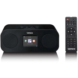 Lenco DIR-121BK Radio FM DAB+ Internetowe Bluetooth Czarny