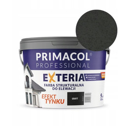 Primacol Farba Elewacyjna Exteria 4,5l Grafit farba Strukturalna