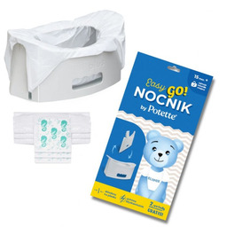 Potette EasyGo Nocnik turystyczny składany jasnoszary 15m+