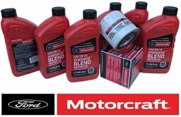 Filtr + olej silnikowy Motorcraft 5W20 SYNTHETIC BLEND