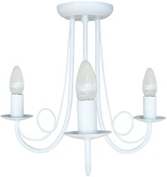 Lampa wisząca Perła 3xE14 biała LP-020/3P white -