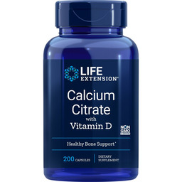 Life Extension Cytrynian wapnia + Witamina D -