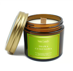 Your Candle Świeca sojowa z drewnianym knotem trawa