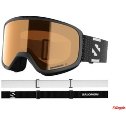 Salomon Gogle narciarskie AKSIUM 2.0 Access black/t.orange