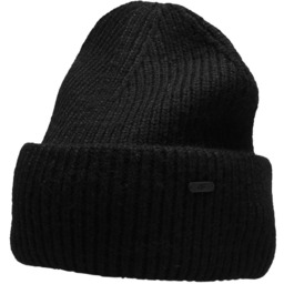 Czapka Damska 4F Głęboka Czerń H4Z22 Cad005 20S