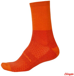 Endura Skarpety rowerowe BaaBaa Merino Winter Socks Orange