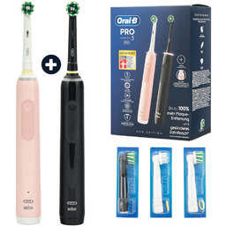 Oral-B Pro 3 3900N Duo czarny/różowy