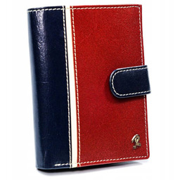 Portfel męski czerwono-granatowy Rovicky 326L-RBA-D NAVY-RED