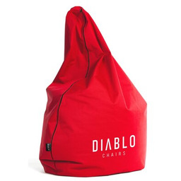 DIABLO CHAIRS Pufa worek 1452 XXL Czerwony 110