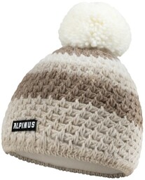 Czapka zimowa wełniana Alpinus Luosto beżowy