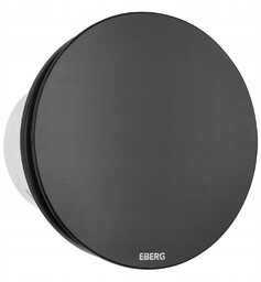 Wentylator łazienkowy Eberg Axo 100B okrągły Czarny Mat