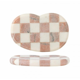 Bloomingville PETREA Patera Marmurowa / Różowa