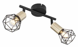 Globo Sufitowa lampa Xara 54802S-2AB z regulacją czarna