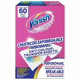 VANISH Chusteczki do prania Color Protect 60 prań
