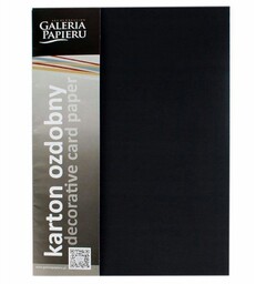Papier ozdobny GALERIA PAPIERU Floryda czarny 250g/m2 20ark.