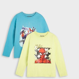 Sinsay - Koszulki Spiderman 2 pack - Wielobarwny