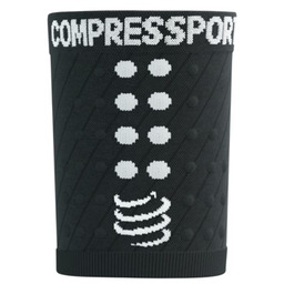 COMPRESSPORT Frotki na nadgarstek RACING SWEATBANDS black