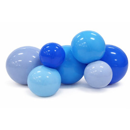Wielorazowa girlanda balonowa - niebieska - 1 kpl.
