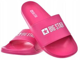 Damskie klapki Big Star NN274A660 fuksja 36
