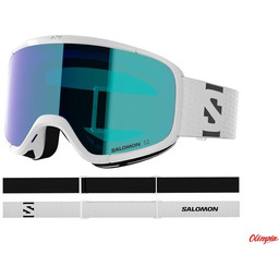 Salomon Gogle narciarskie AKSIUM 2.0 White/Mid Blue