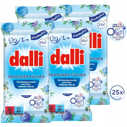 DALLI Mokre Chusteczki Zapachowe do Suszarki na Pranie