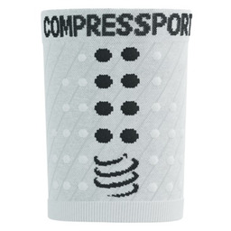 COMPRESSPORT Frotki na nadgarstek RACING SWEATBANDS white