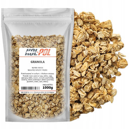 GRANOLA KLASYCZNA 1kg Naturalne płatki Bez cukru dieta
