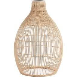 Abażur pojedynczy styl boho naturalny splot polirattanowy pleciony
