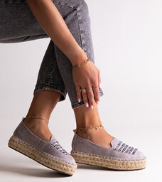 Szare espadryle Big Star JJ274890-40